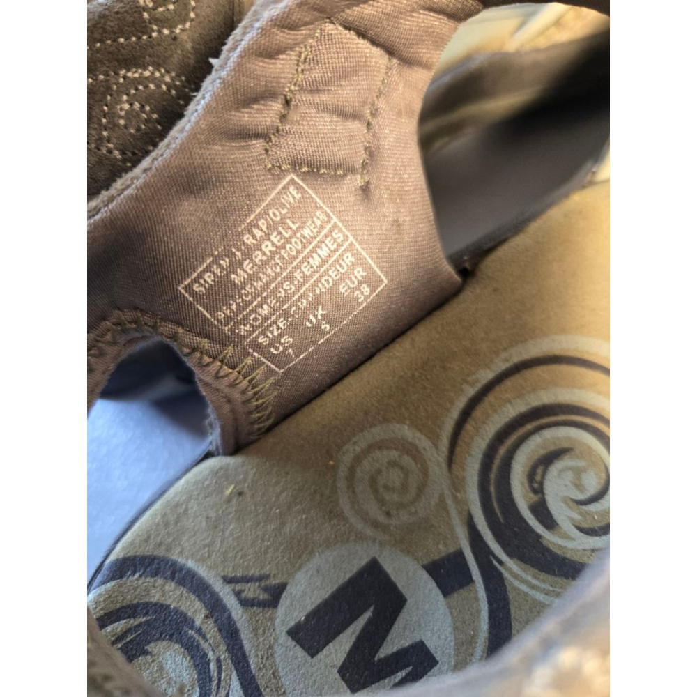 Women's Merrell Beige Gray Sandals Size 7 - Picture 8 of 9